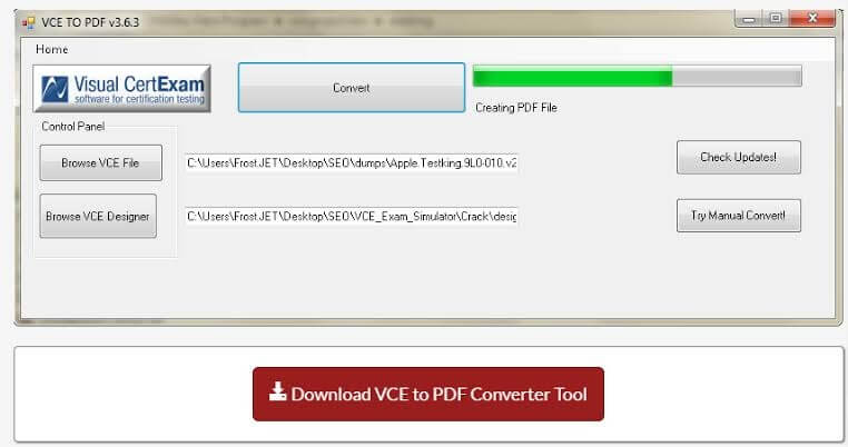 Convertvcetopdf
