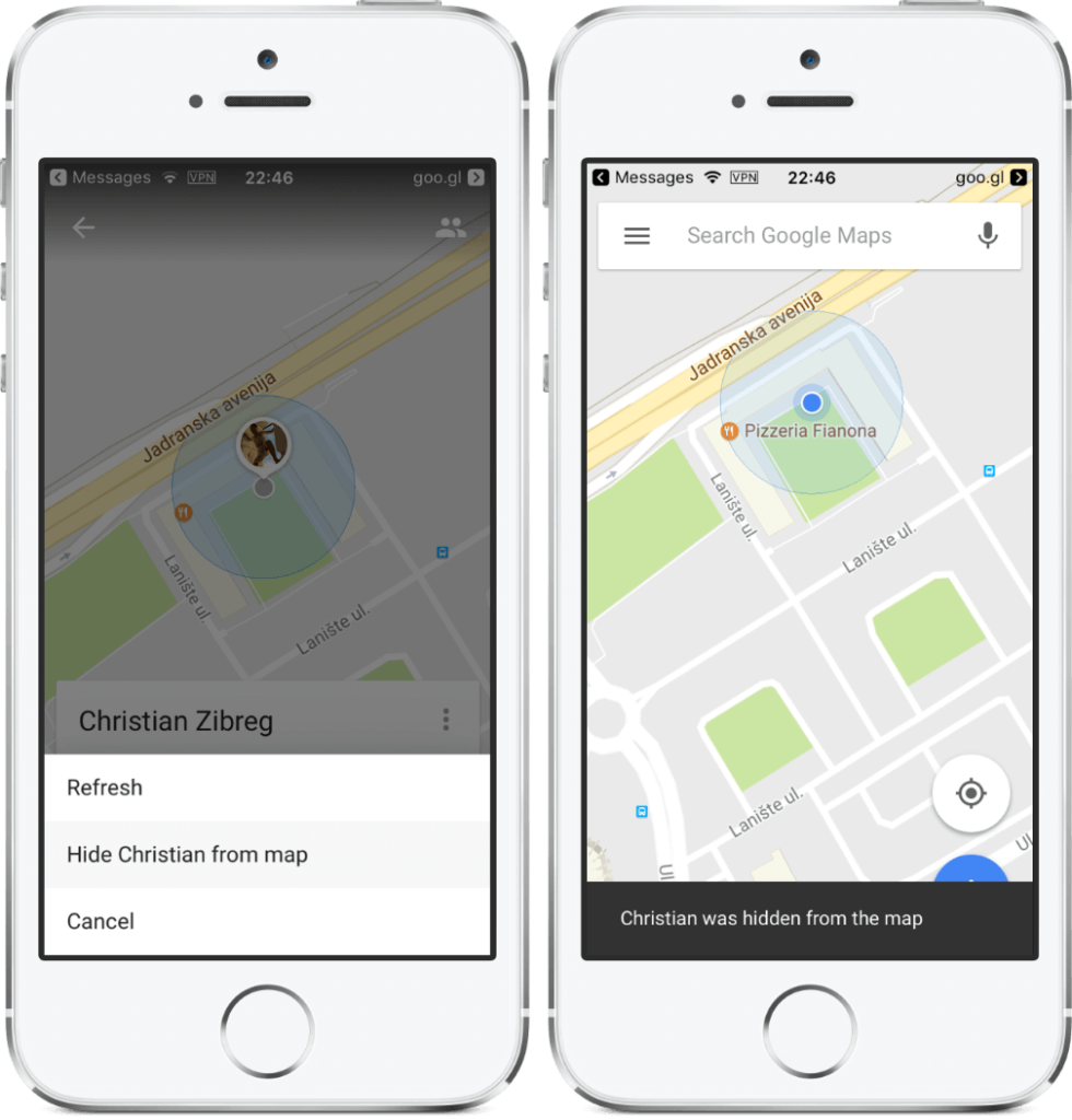 Google Maps Location