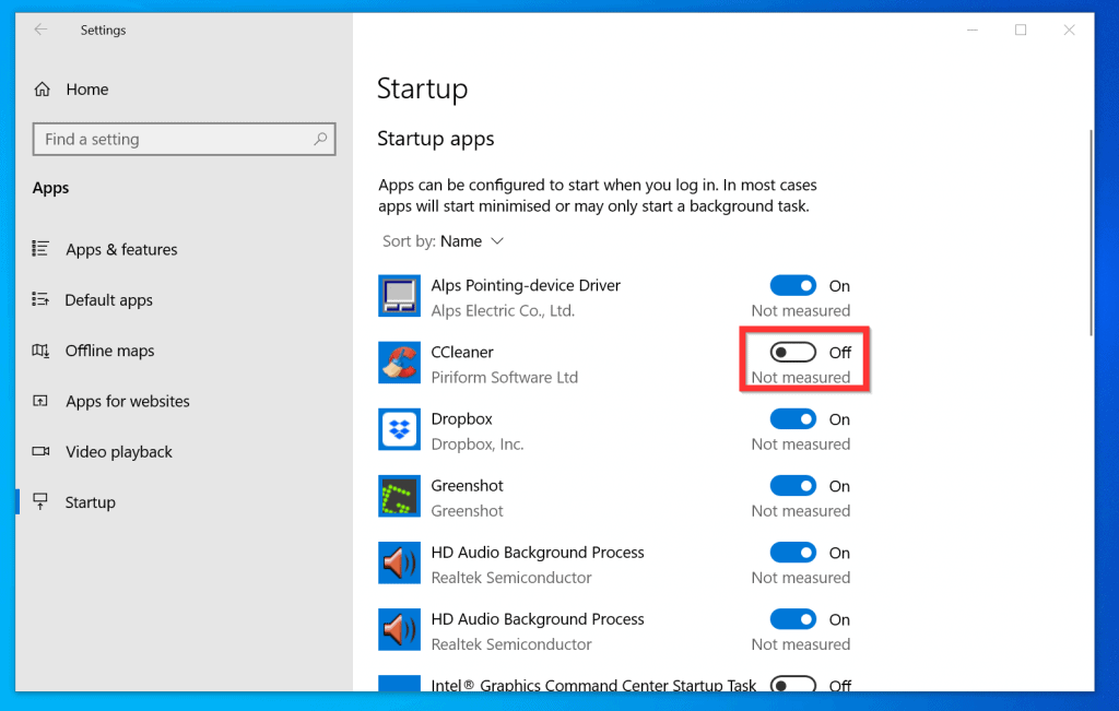 Stop Apps from Running at Startup