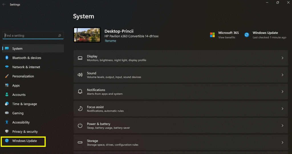 Windows 11 update