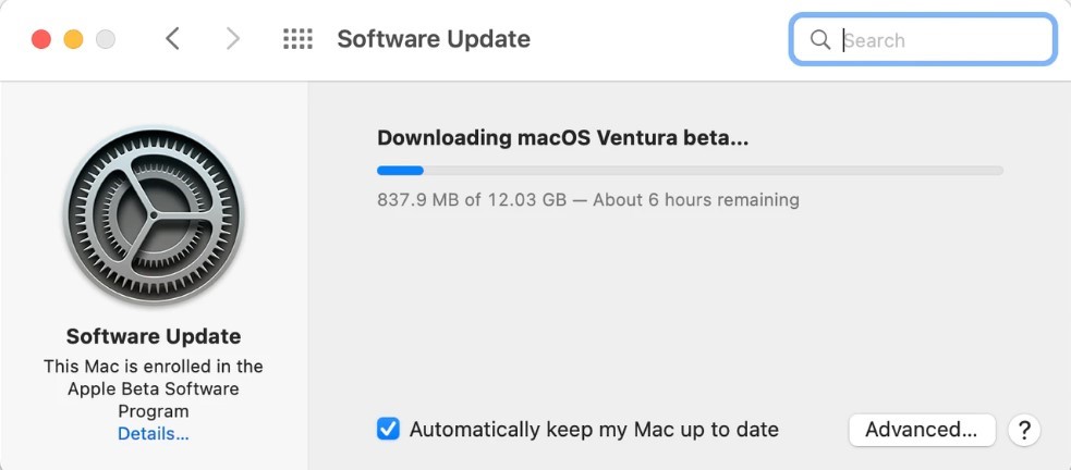 software update