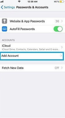  Add Account