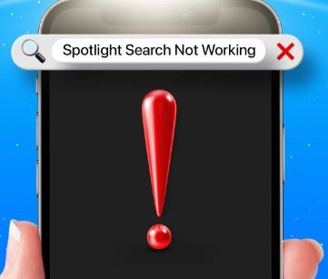 Spotlight Search not working