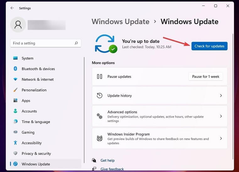  windows update