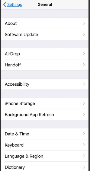 Software Update