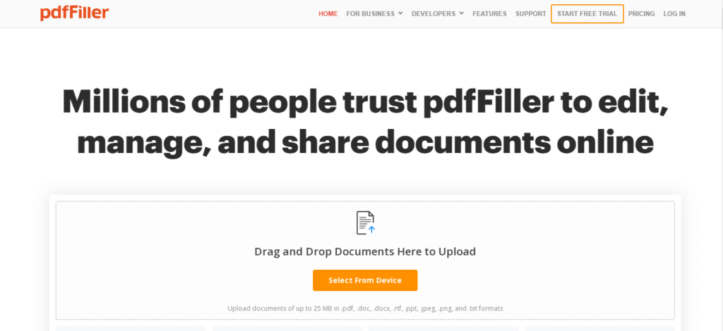  pdfFiller Overview