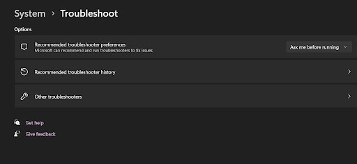 Troubleshoot