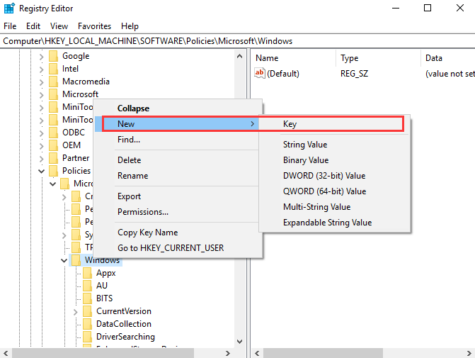 Windows key 