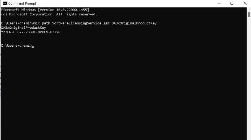 Windows product key