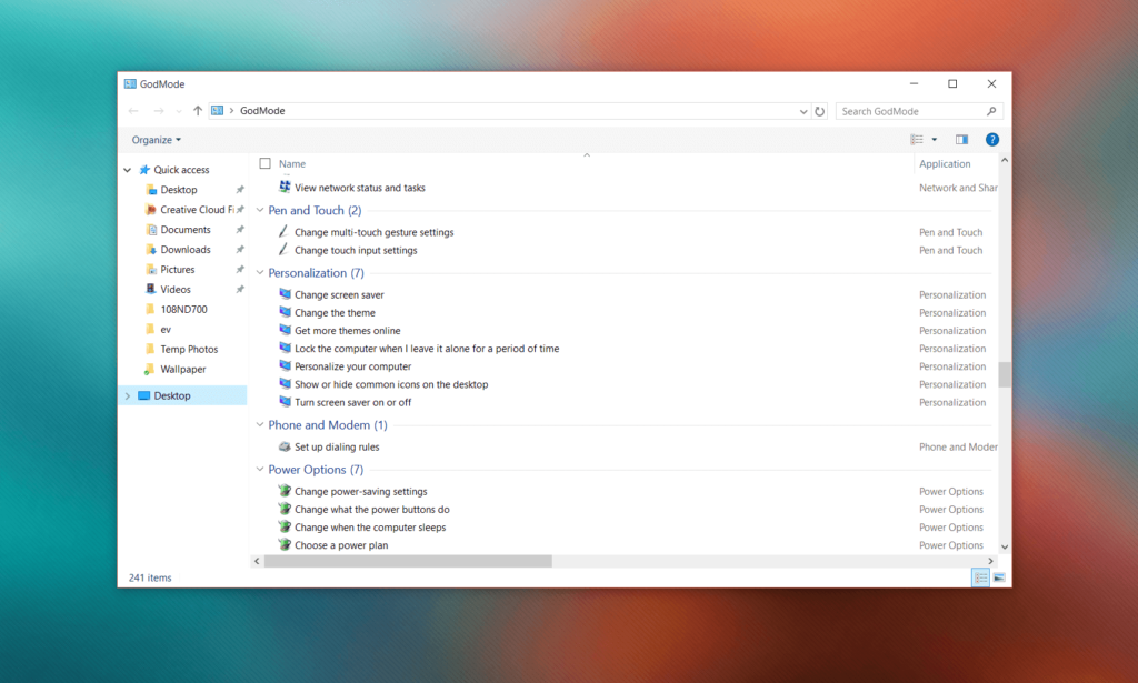  Windows PC personalization