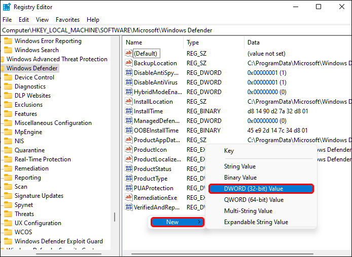  Registry Editor
