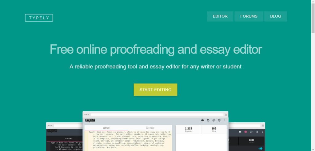 Typely Grammar Checking Tool