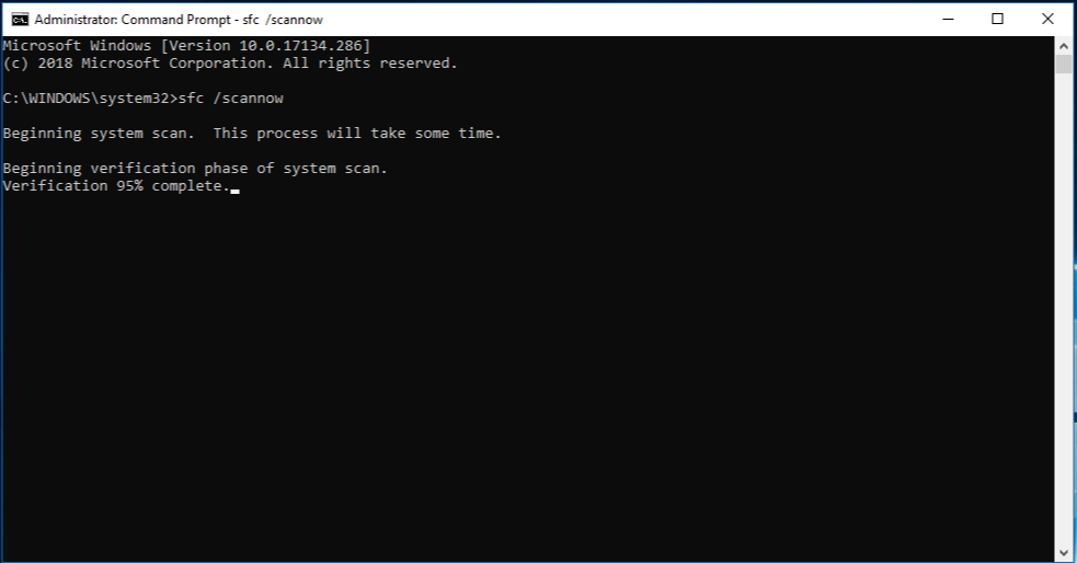Run a System File Checker (SFC) Scan