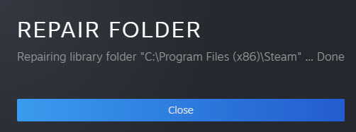 fix the repair folder