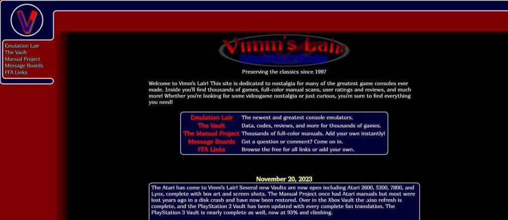 Vimm's Lair