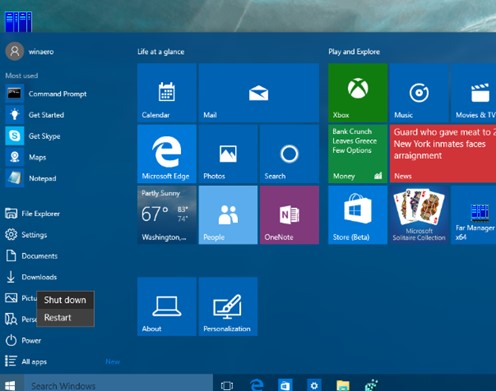 Restart your Windows PC