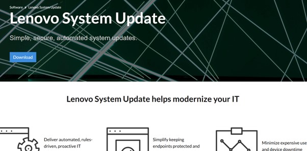 Lenovo System update tool