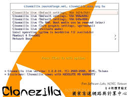clonezilla disk calendar mac