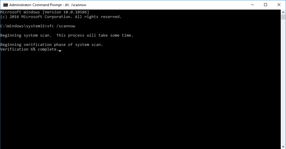 Perform System File Checker