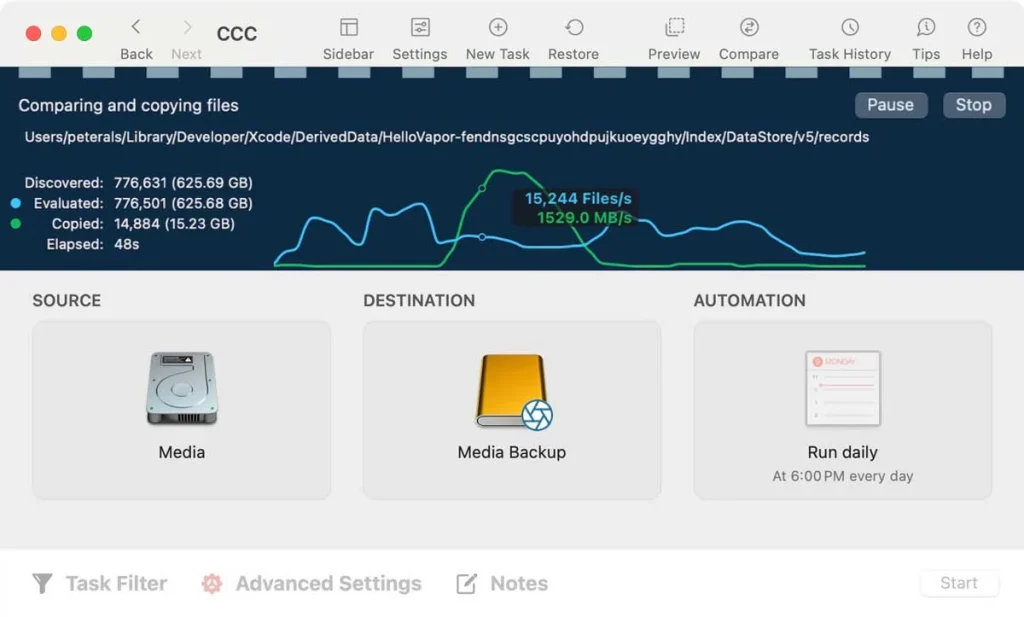carbon copy cleaner mac backup software