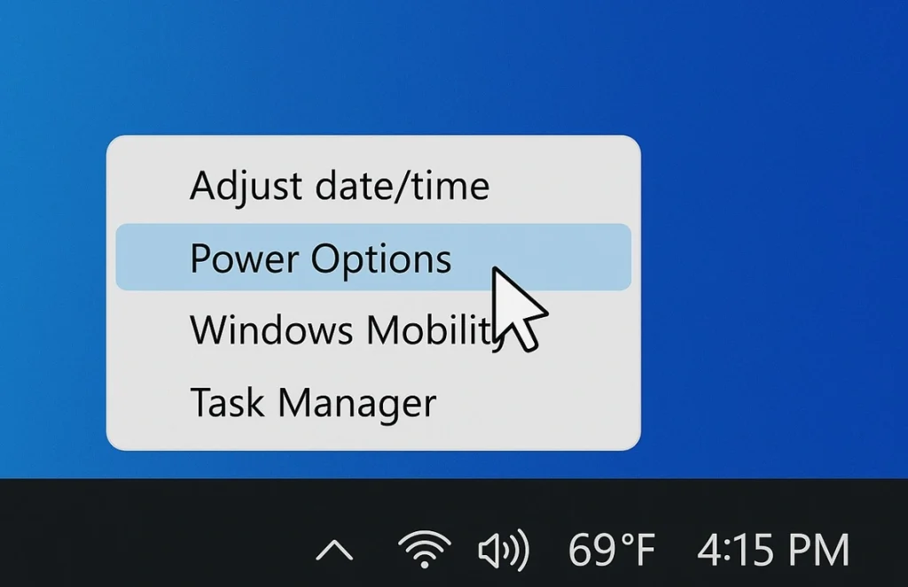 power options