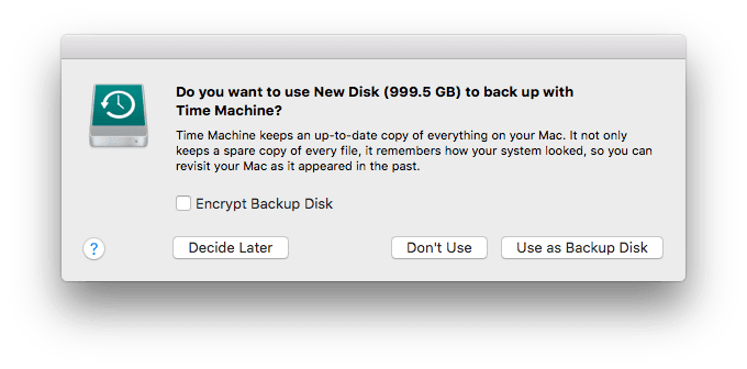 time machine backup mac