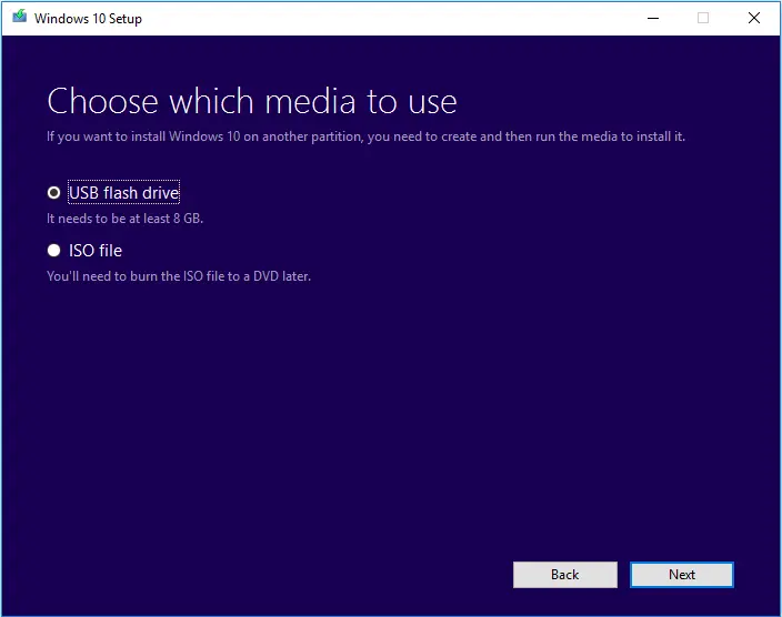reset windows 11 pc via installation media