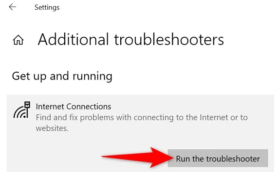 run troubleshooter Windows 10 pc